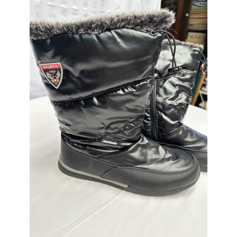 Sporto  Boot Size  6 Womens Black Waterproof‎ with original tags